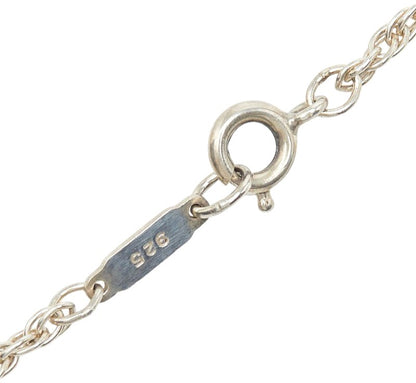 TIFFANY & Co. Twist Heart Necklace SV925 Silver K18YG Gold 48cm 18.9" Used