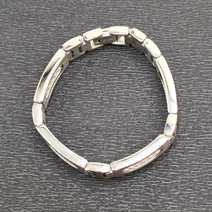 CHARRIOL Cable Bracelet Bangle Silver Stainless Steel Unisex Box 16.5cm 6.5in