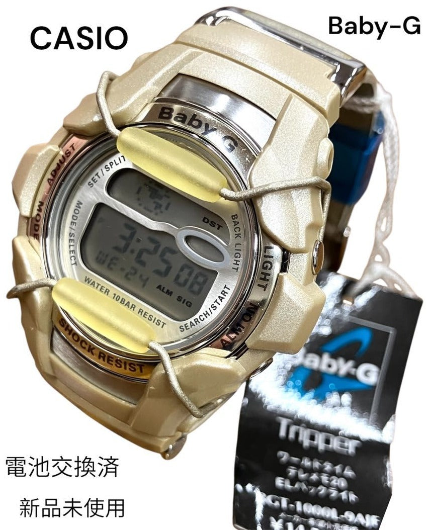 CASIO Baby-G Tripper BGT-1000L-9AJF Womens Digital Watch Beige World Time New