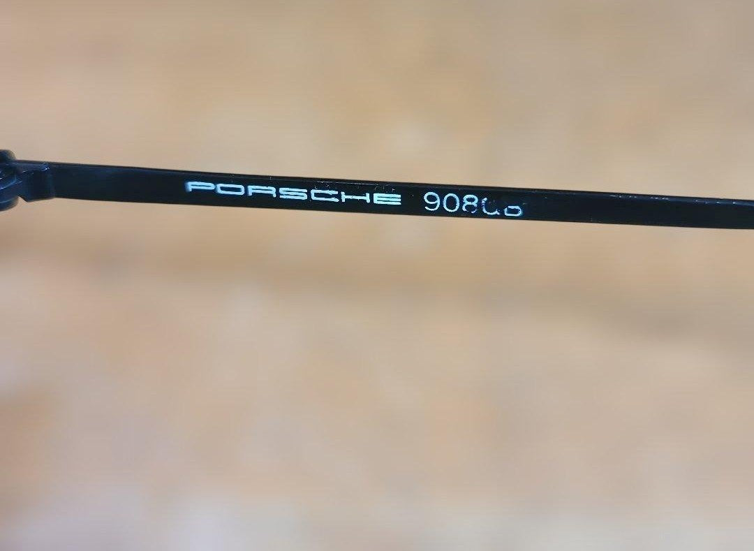 Porsche Design Aviator Sunglasses Gold Frame Brown Gradient Lens Metal Vintage