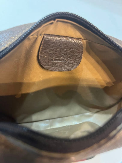 Gucci Authentic Vtg GG Canvas Sherry Line Mini Shoulder Bag Brown 13x19x4 cm