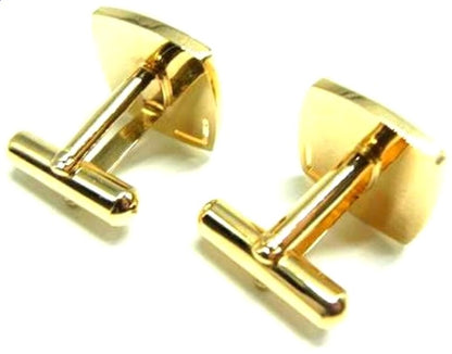 MIKIMOTO Pearl Cufflinks Gold Silver Tone Akoya Pearl 3mm Mens 0.6x0.6in Japan