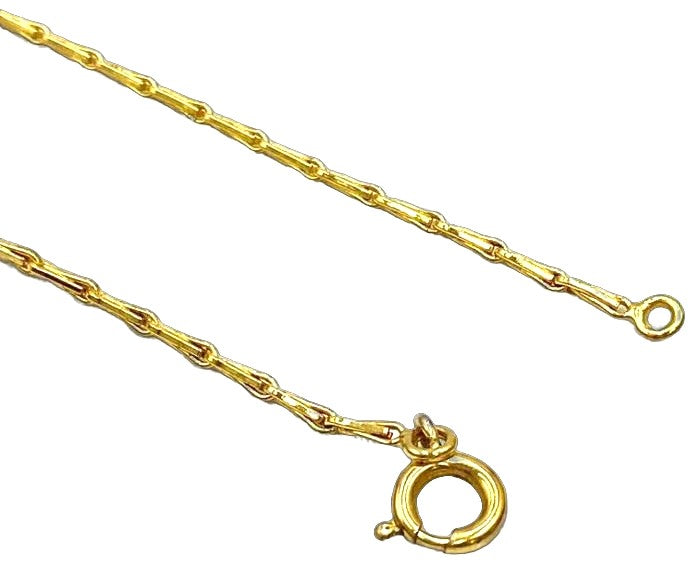 CHANEL CC Logo Ball Pendant Necklace Gold Tone Cream Resin Vintage Authentic