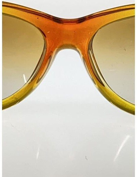 Arnette Sunglasses Womens Orange Yellow Gradient Plastic Frame Wraparound 56mm