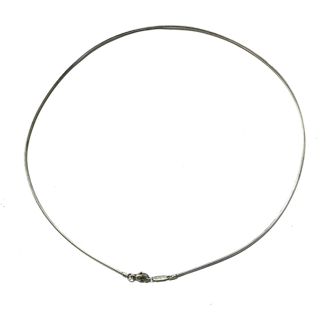 Tiffany & Co Sterling Silver 925 Omega Chain 40cm 15.7in
