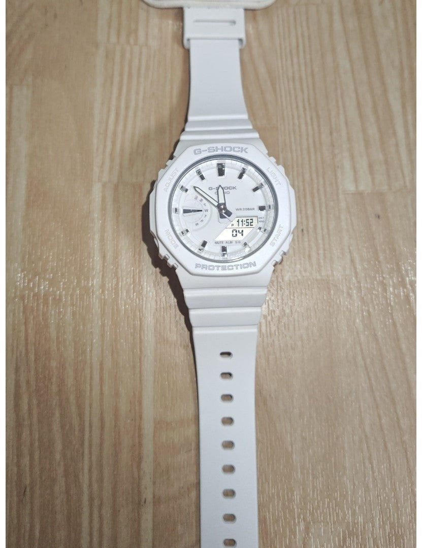 CASIO G-SHOCK GMA-S2100-7AJF Mens Watch White Resin Analog Digital Casing