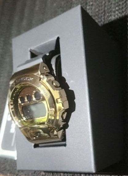 CASIO G-SHOCK GM-6900G Digital Watch Gold Case Metal Covered Mens Box Included