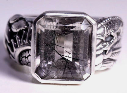 Bloody Mary Universe Ring Black Rutile Quartz Silver 925 US6.5-7 EUR53 Used