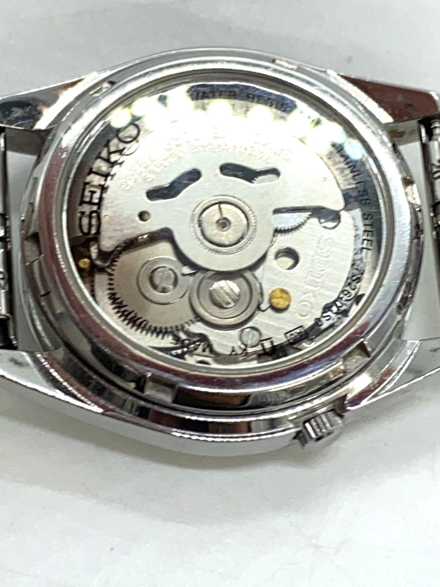 SEIKO 5 Automatic 21 Jewels 7S26-03S0 Watch Black Dial Steel Japan Men 36mm Used