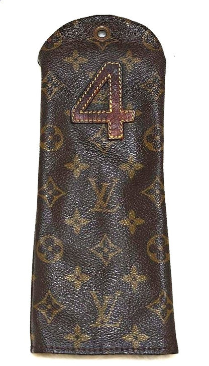 Louis Vuitton Monogram Golf Club Head Cover No.4 Iron Brown Authentic 9.6in