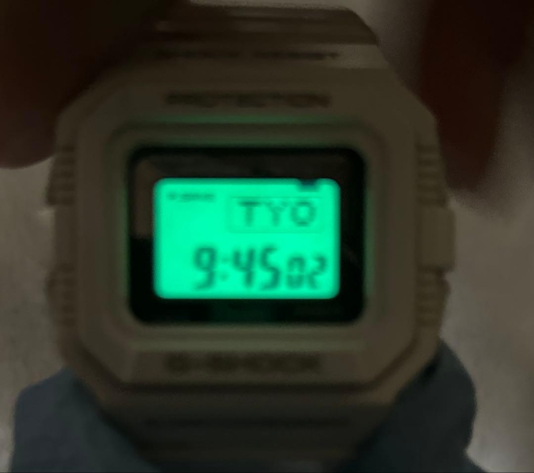 CASIO G-SHOCK GW-5510 Multiband6 Radio Solar Watch White Square Case Chronograph
