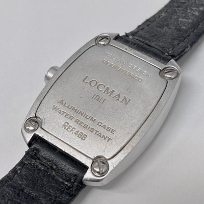 LOCMAN Sport Tonneau  REF 488 Aluminium Case Quartz Date Watch Women Working