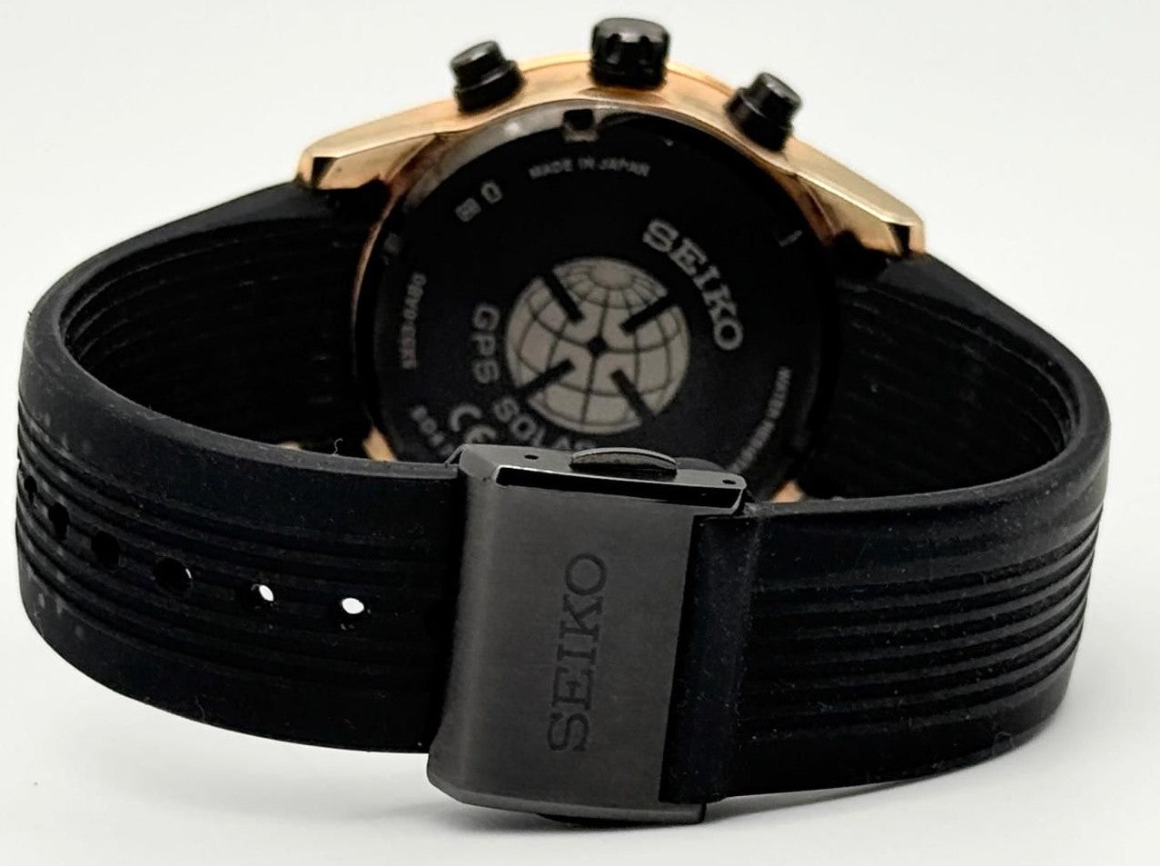 Seiko Astron SBXC006 5X53-0AB0 GPS Solar Radio Black Dial Mens Watch Japan Used