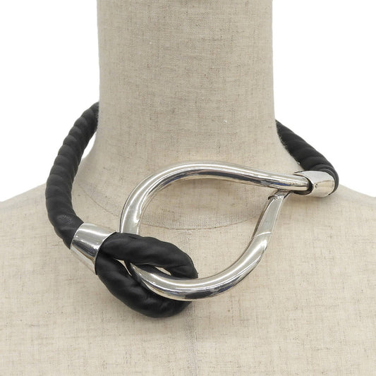 Vintage Pomellato Sterling Silver 925 Leather Choker 3 Replacement Cords 46.5cm