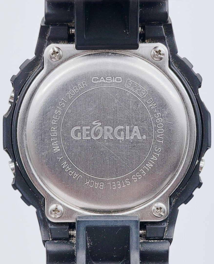 CASIO G-SHOCK DW-5600VT Georgia Japan Craftsman Limited Collab Watch Black Gold