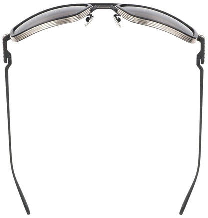 Chrome Hearts EADER Double Bridge Sunglasses Black Silver 61-20-124 Used Japan