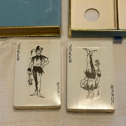 Vintage Tiffany & Co White Black Playing Cards 2 Deck Set Unopened Unused