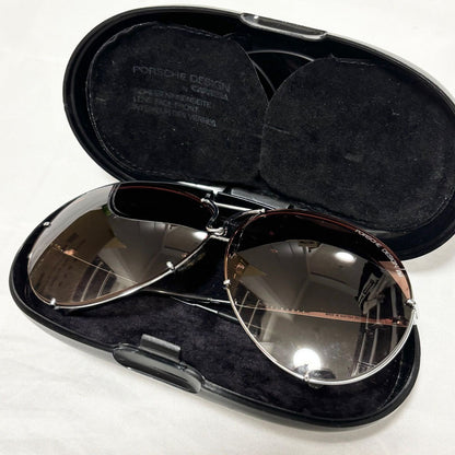Porsche Design by Carrera 5621 Sunglasses Teardrop Brown Vintage Austria w/Case