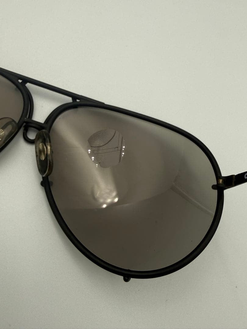 Carrera Porsche Design 5621 Vintage Aviator Sunglasses Black Metal Made Austria