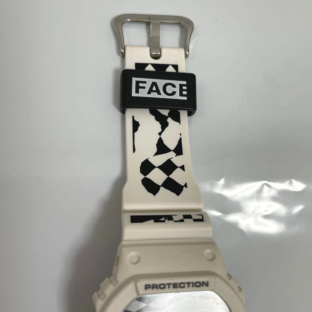 CASIO G-SHOCK FACETASM DW-5600VT Digital Watch Cream Resin Limited Collab Used