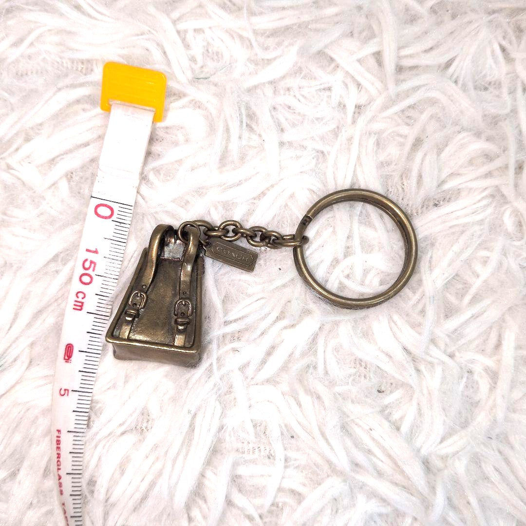 Coach Old Coach Brass Backpack Bag Charm Keychain Key Ring Vintage Rare USA