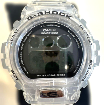 Casio G-SHOCK DW-6940RX 40th Anniversary Clear Skeleton Digital Watch Auth Mint