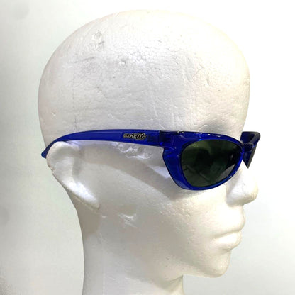 Arnette El Gato Vintage Cat Eye Sunglasses Blue Frame Gray Lens Y2K Streetwear