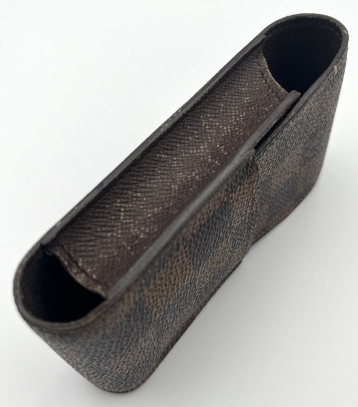 LOUIS VUITTON Etui Cigarette Case Damier Ebene 12x6.5x2.3cm 4.7x2.5x0.9" Auth