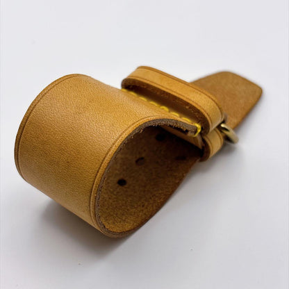 Authentic Louis Vuitton Vachetta Leather Short Strap Attachment Gold Hardware