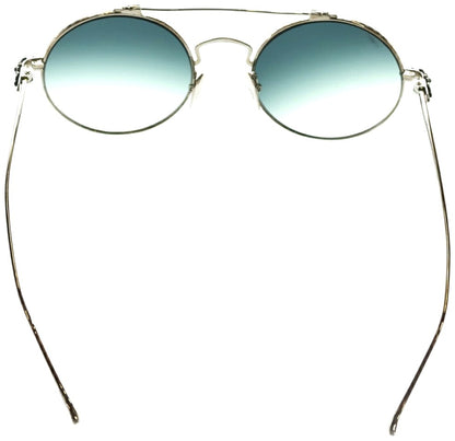 Chrome Hearts PRAWN QUEEN Double Bridge Round Sunglasses Silver 54mm Japan Used