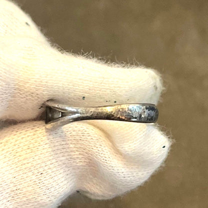 Rare Tiffany & Co Sterling Silver 925 Double Tear Drop Ring Size 49 US 5