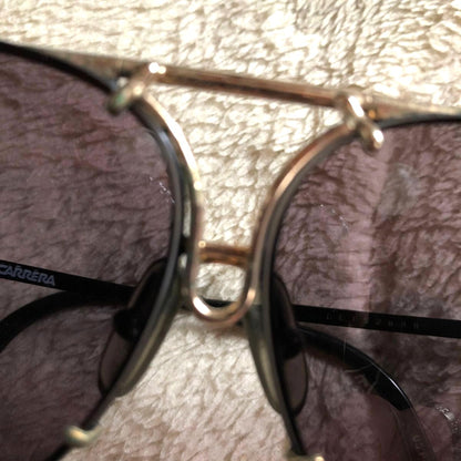 PORSCHE DESIGN by CARRERA 5621 Aviator Sunglasses Black Gold Austria w/Case