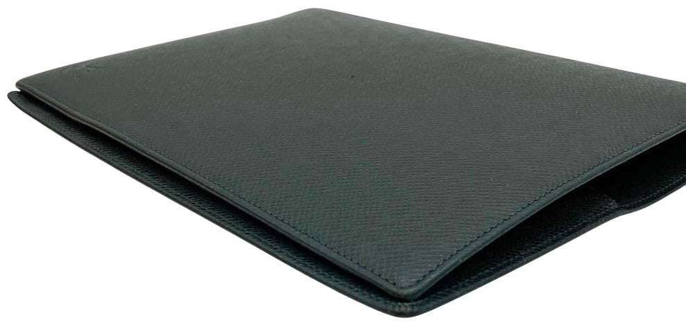 Louis Vuitton Agenda Bureau Desk Diary Cover Taiga Leather Epicea Dark Green