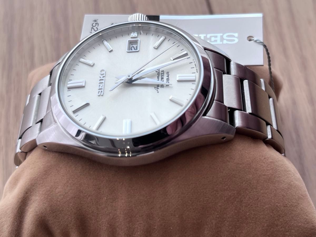 SEIKO Mechanical SZSB011 Automatic Watch Silver Dial 4R35 JDM Baby GS Complete