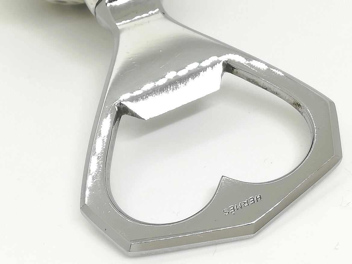 Hermes Paris Golf Ball Bottle Opener Silver Stainless Steel 9.5cm 3.7in France