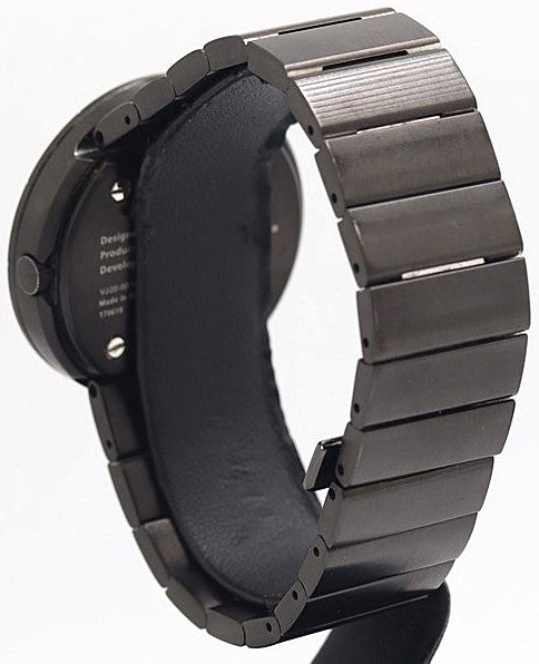Issey Miyake TO VJ20-0010 Quartz Men Watch Black Dial SS Bracelet Working VTG