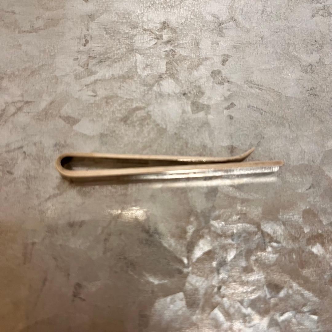 Georg Jensen # 84A Sterling Silver 925 Tie Bar Clip 5.9 cm 2.3" Denmark Used