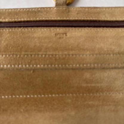 Loewe Anagram Suede Accessory Pouch Engraved Ring Travel Jewelry Pouch