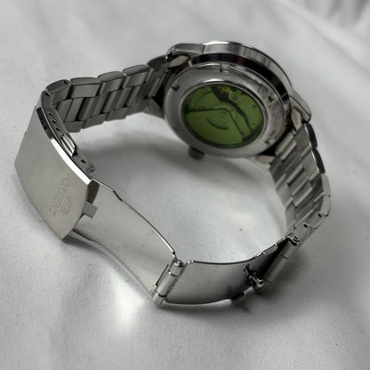 ORIENT Rainbow Disk Automatic Watch Black Dial Date Skeleton Caseback Steel