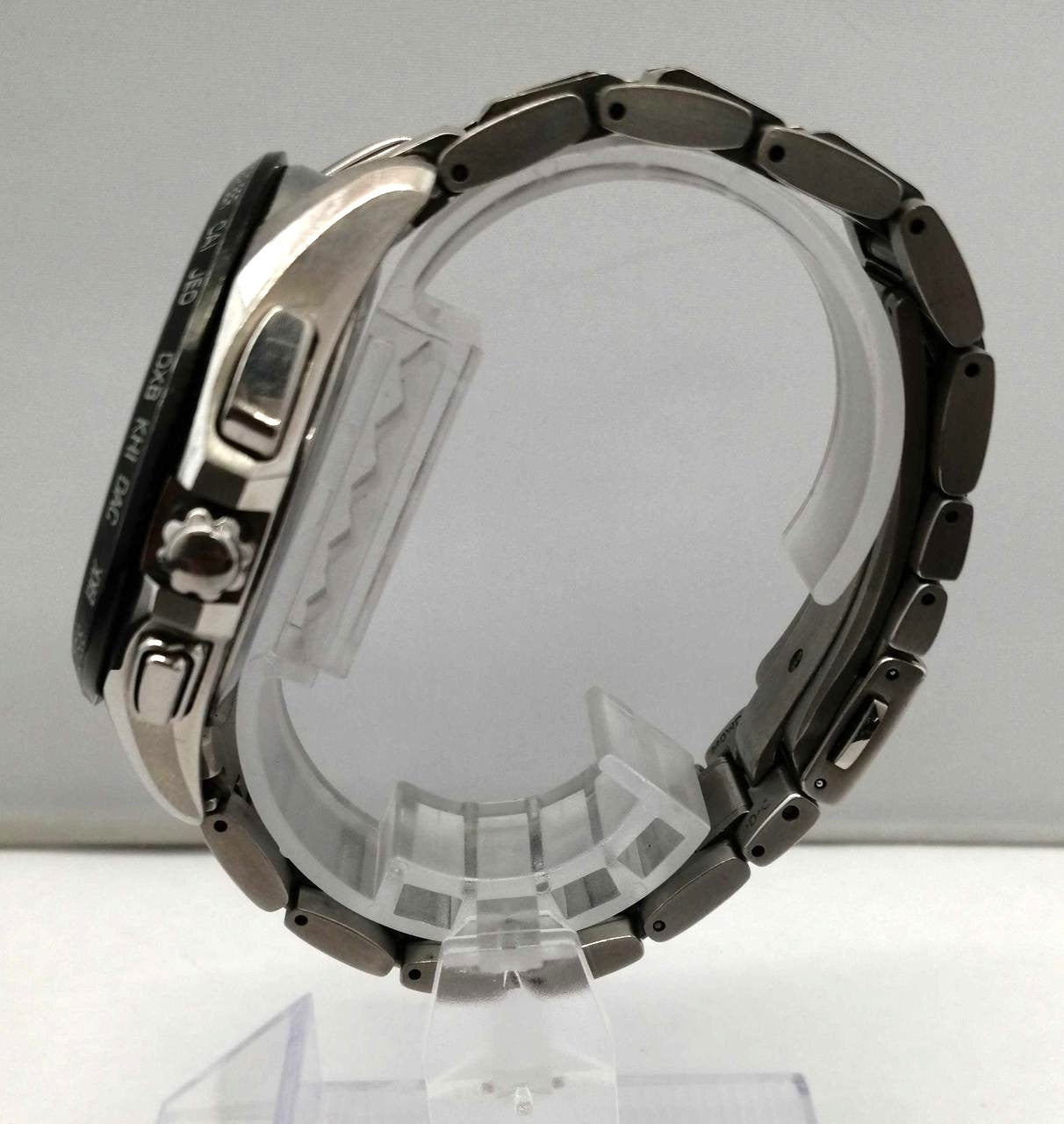 SEIKO Brightz Radio Solar World Time Blue Dial Steel Watch Men SSAE015 Japan