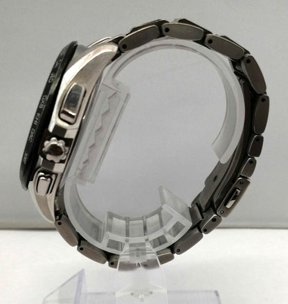 SEIKO Brightz Radio Solar World Time Blue Dial Steel Watch Men SSAE015 Japan