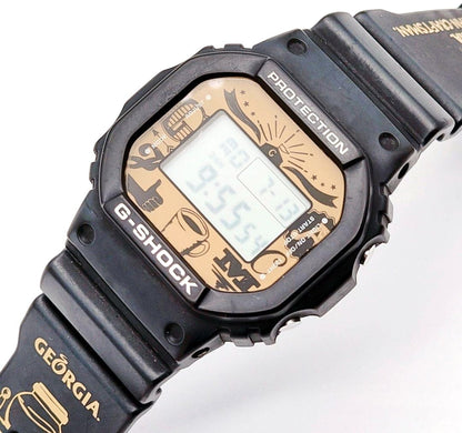 CASIO G-SHOCK DW-5600VT Georgia Japan Craftsman Limited Collab Watch Black Gold