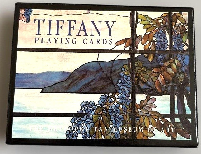 Tiffany Studios Playing Cards 2-Deck Set Metropolitan Museum of Art New Sealed