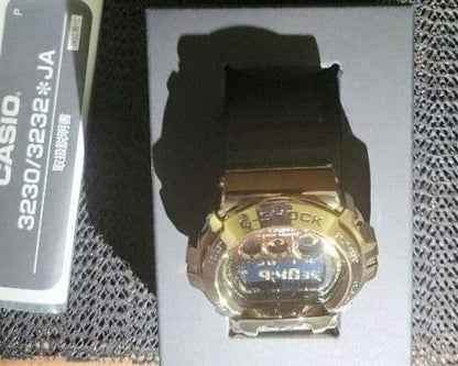 CASIO G-SHOCK GM-6900G Digital Watch Gold Case Metal Covered Mens Box Included