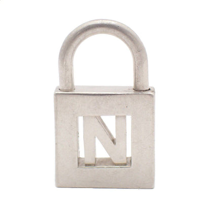 Tiffany & Co Sterling Silver 925 Padlock Cadena Necklace Top Charm Alphabet N