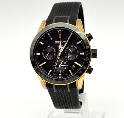 Seiko Astron SBXC006 5X53-0AB0 GPS Solar Radio Black Dial Mens Watch Japan Used