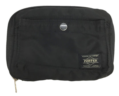 PORTER Tanker Yoshida System Organizer Cover Pouch Black Nylon Agenda Case