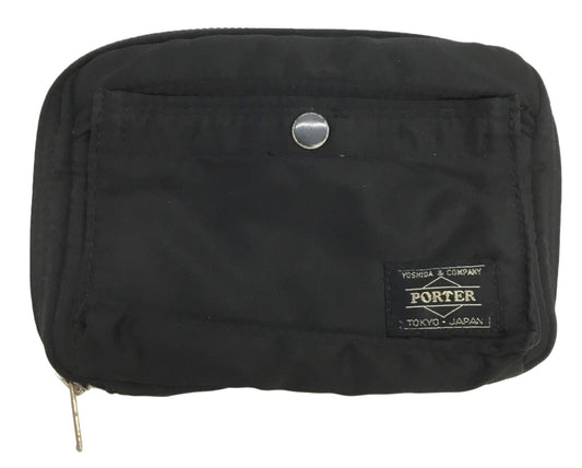 PORTER Tanker Yoshida System Organizer Cover Pouch Black Nylon Agenda Case