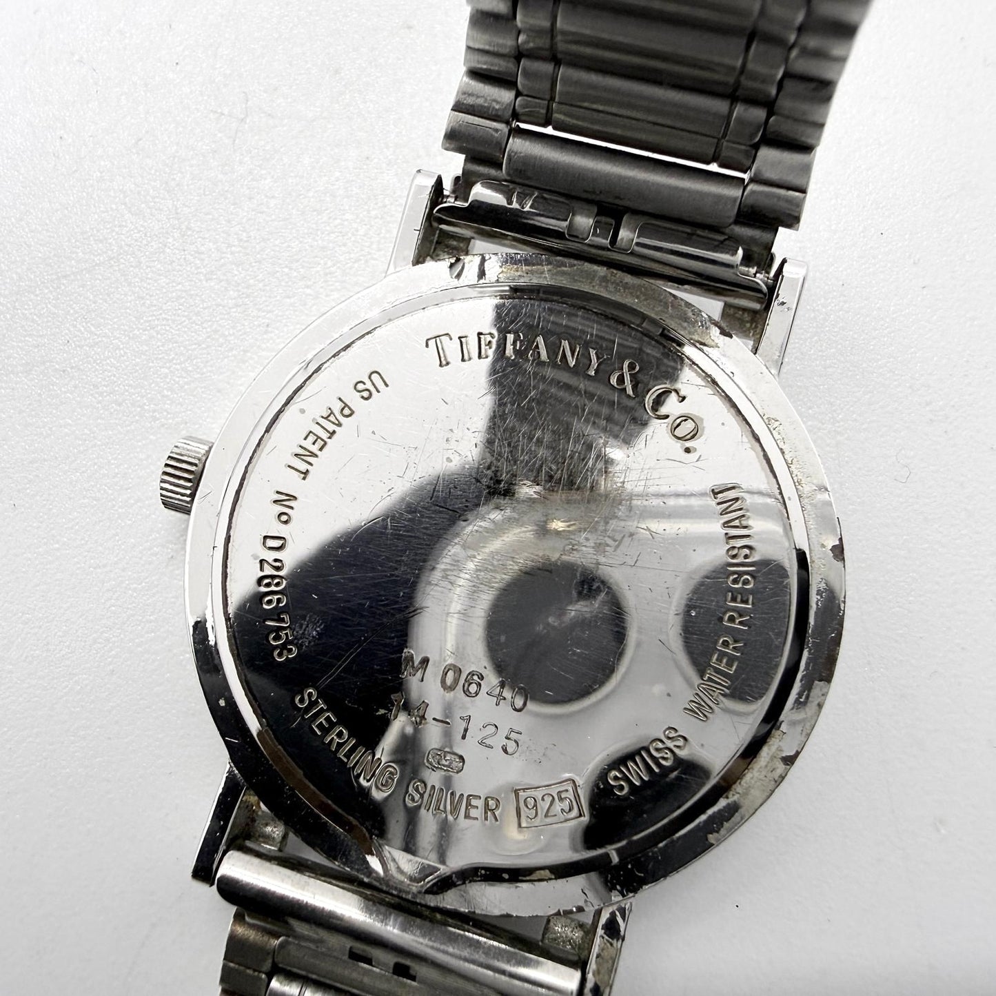 Tiffany & Co Atlas M0640 Unisex Quartz Watch Silver Stainless Steel Swiss Made
