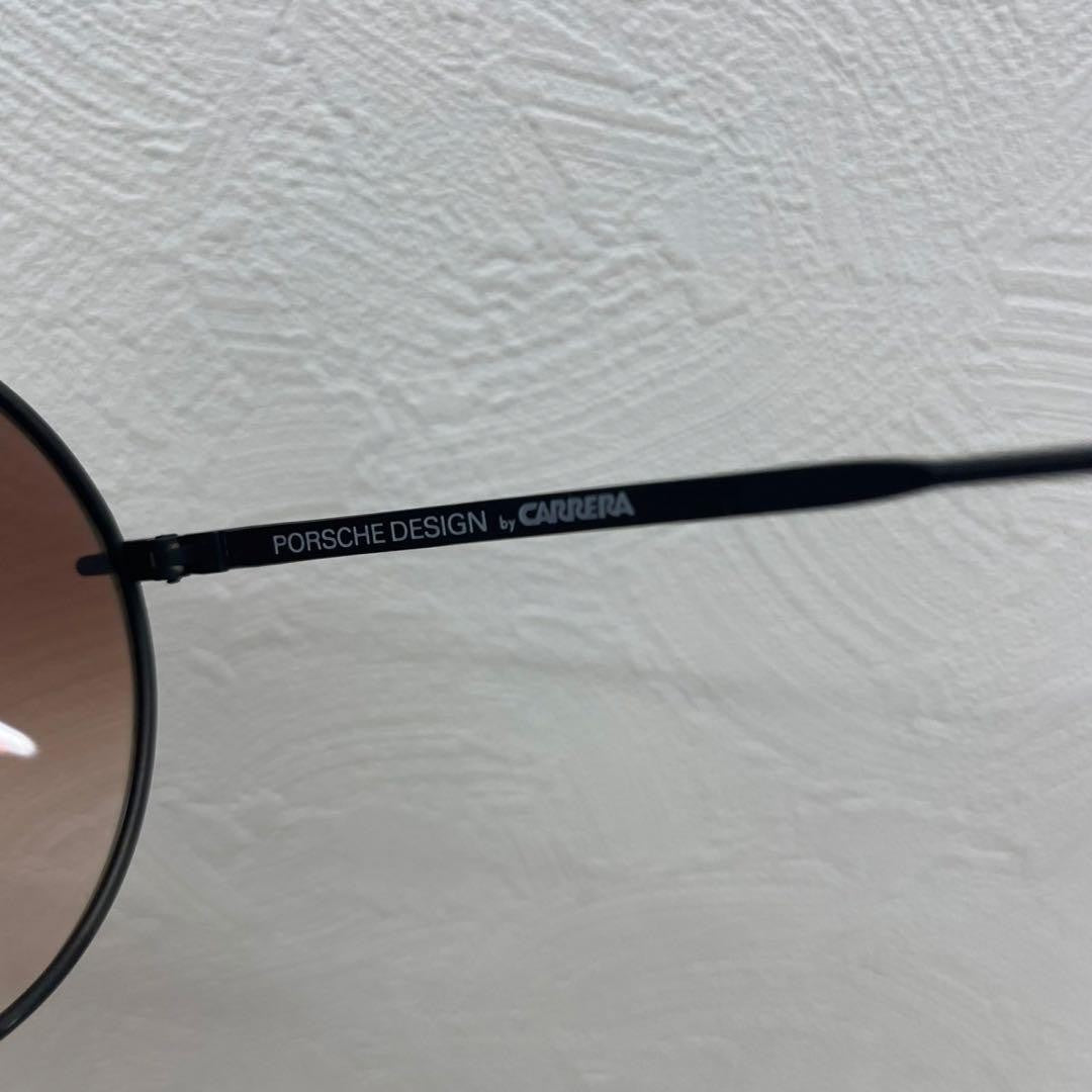 PORSCHE DESIGN by CARRERA 5621 Aviator Sunglasses Black Frame Brown Lens Vintage